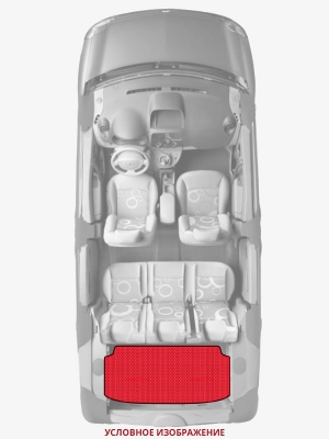 ЭВА коврики «Queen Lux» багажник для Mitsubishi 3000 GT